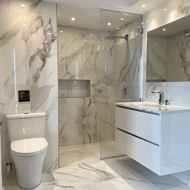 A newly, beautifully renovated Primary Bathroom in Toronto