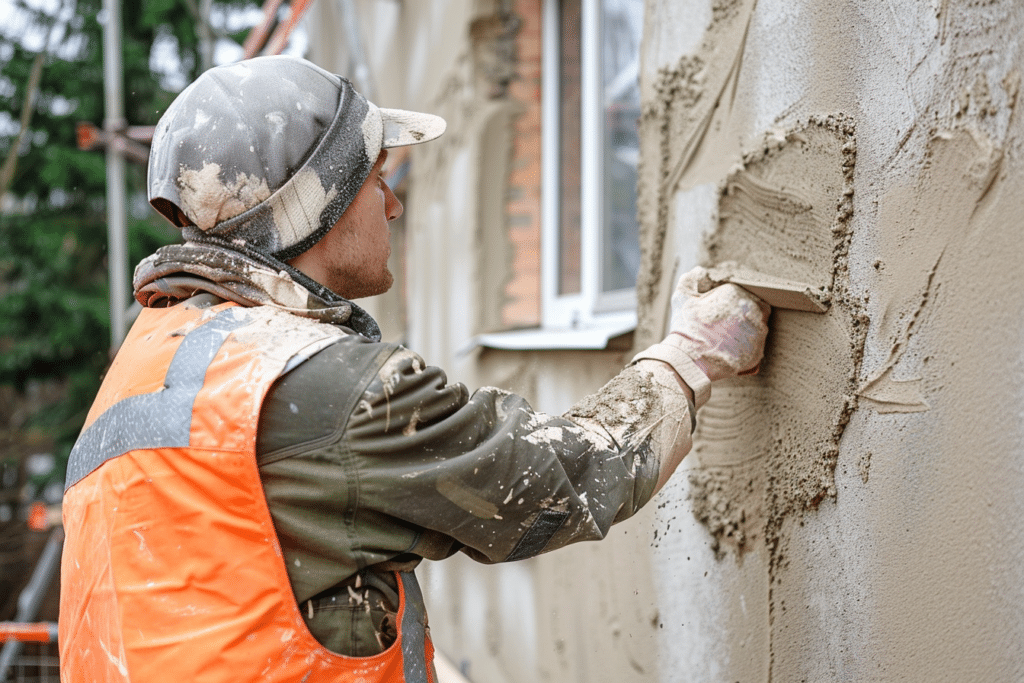 Applying Stucco to Home | How Much Does It Cost To Repair Stucco?