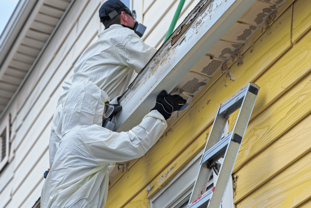 Removing mild asbestos from home siding