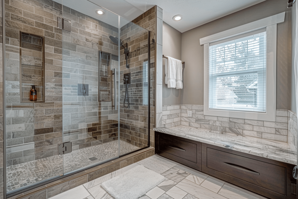 Bathroom with a Shower | How Much Does A Shower Cartridge Replacement Cost?