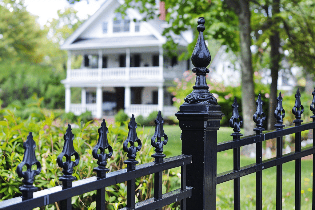 Elegant Wrought Iron Fence | How Much Does a Wrought Iron Fence Cost?