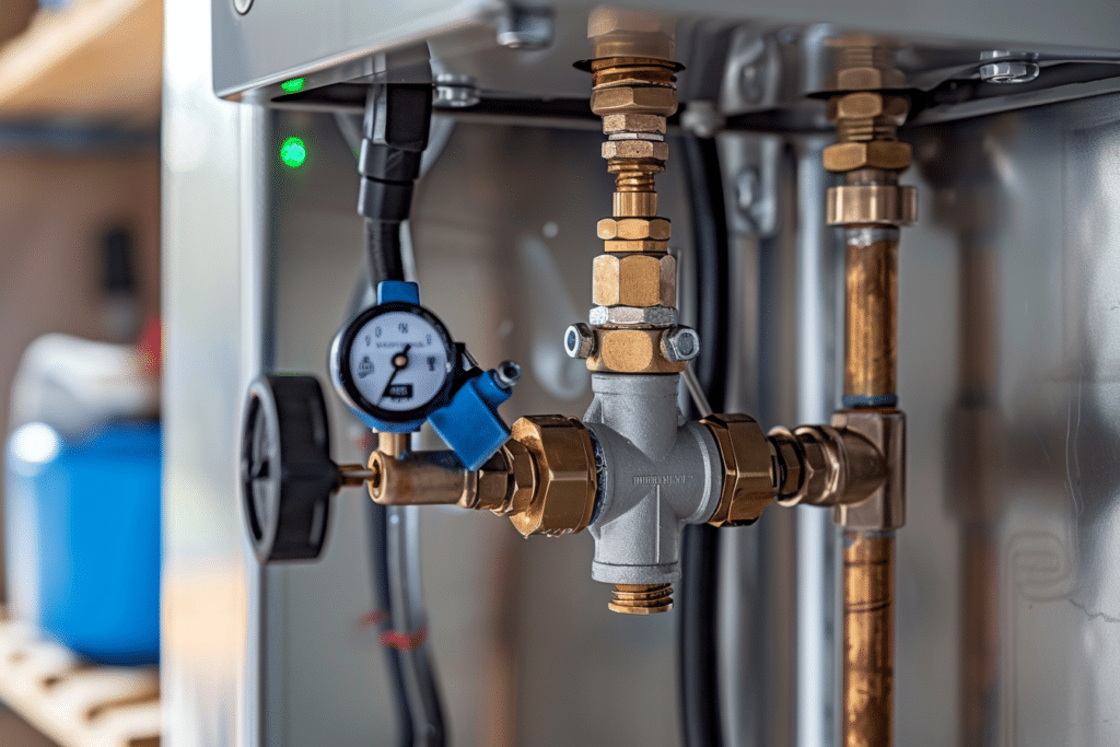 Water heater gas valve being replaced | How Much Does a Water Heater Gas Valve Replacement Cost?