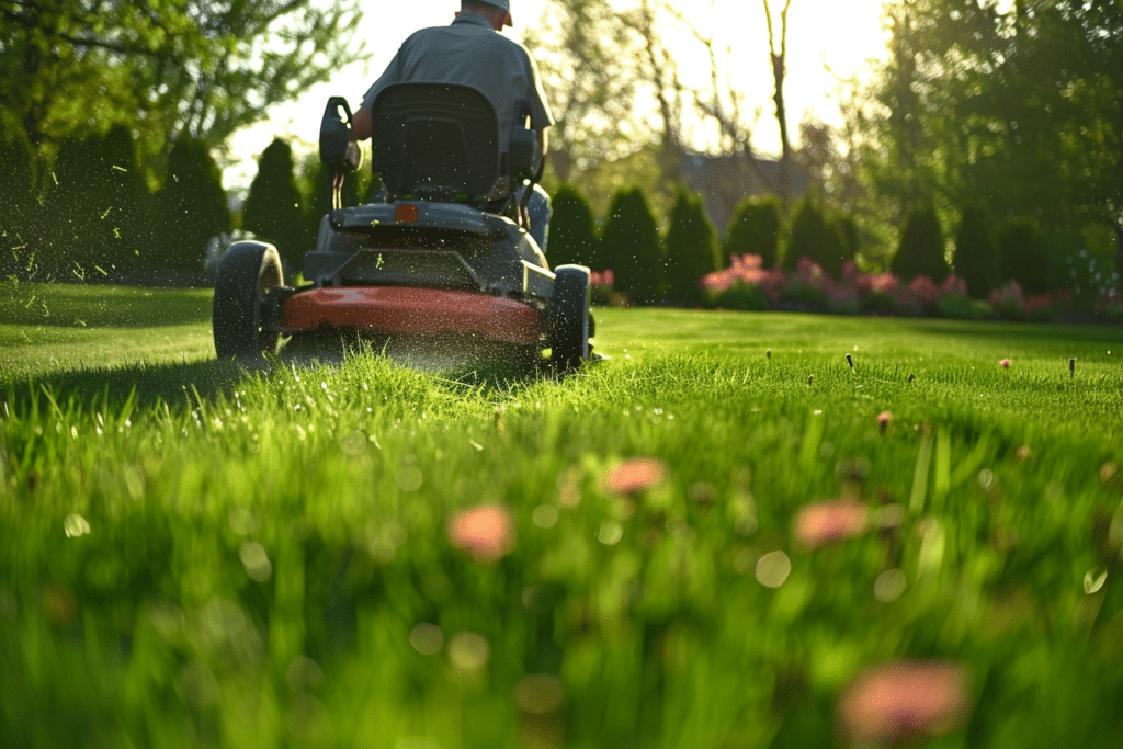 Mowing the lawn | How Much Does Yard Cleanup Cost?