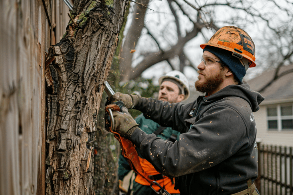 Men trimming a tree | How Much Does Tree Removal Cost?