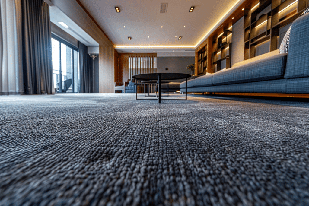 Modern carpeted room