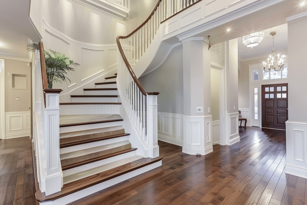 New staircase in home | How Much Does It Cost to Build a Staircase?