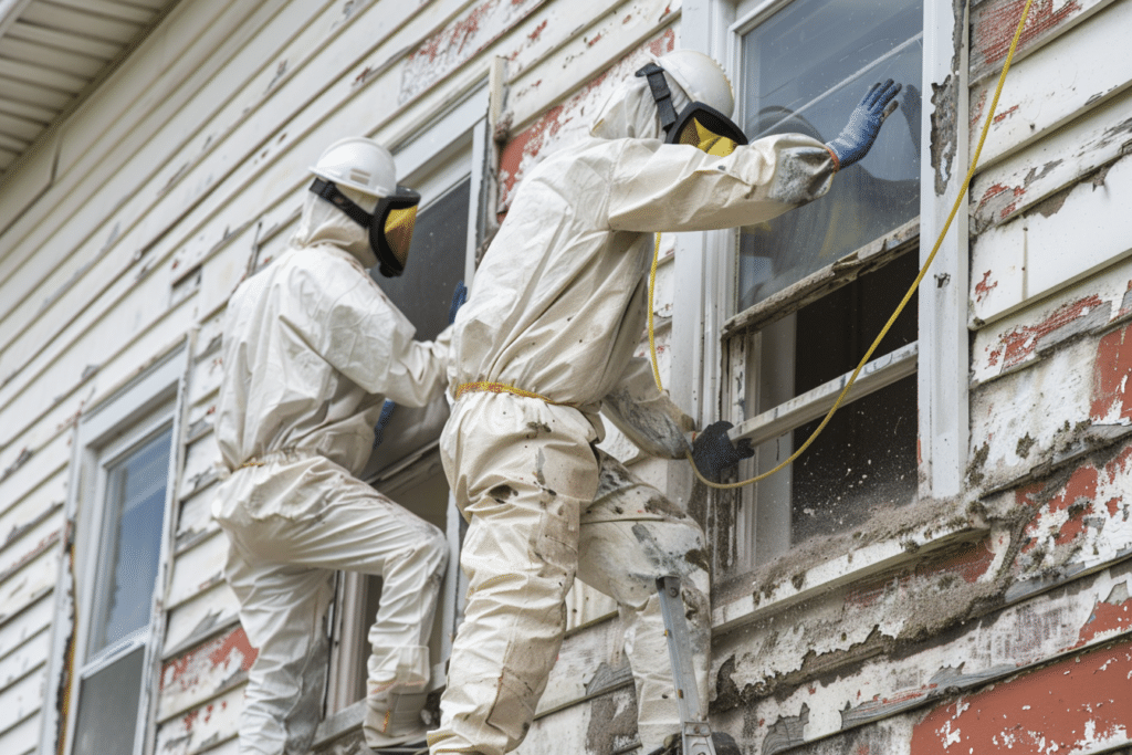 Removing mild asbestos from home siding