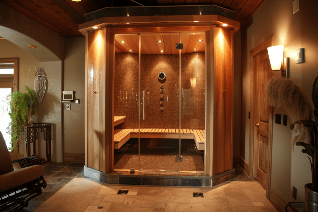 Steam Room Installed | How Much Does A Steam Room Or Steam Shower Cost?