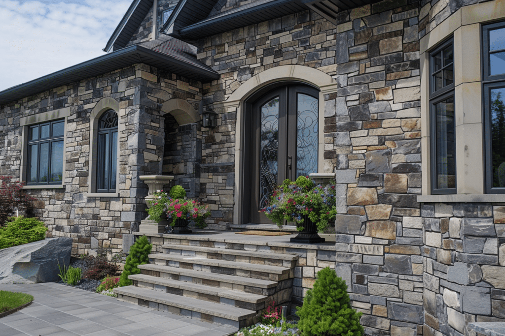 Stone Veneer Siding Installed | How Much Does Stone Veneer Siding Cost to Install?