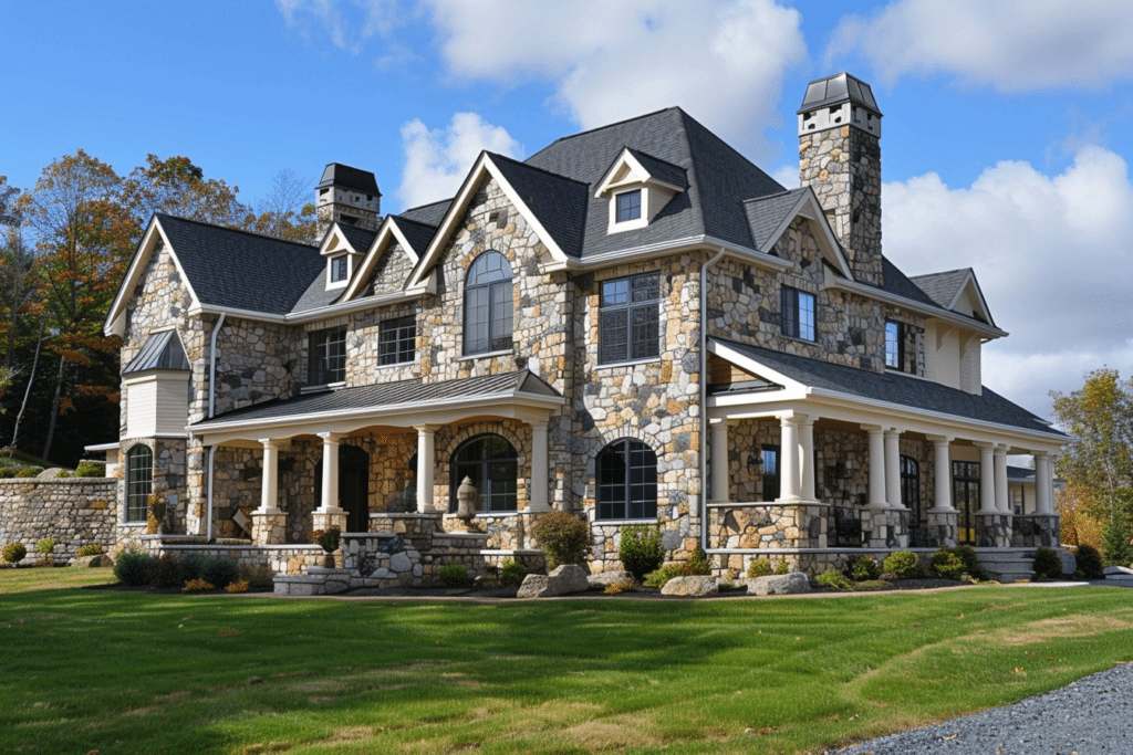 Stone Veneer Siding Home Exterior