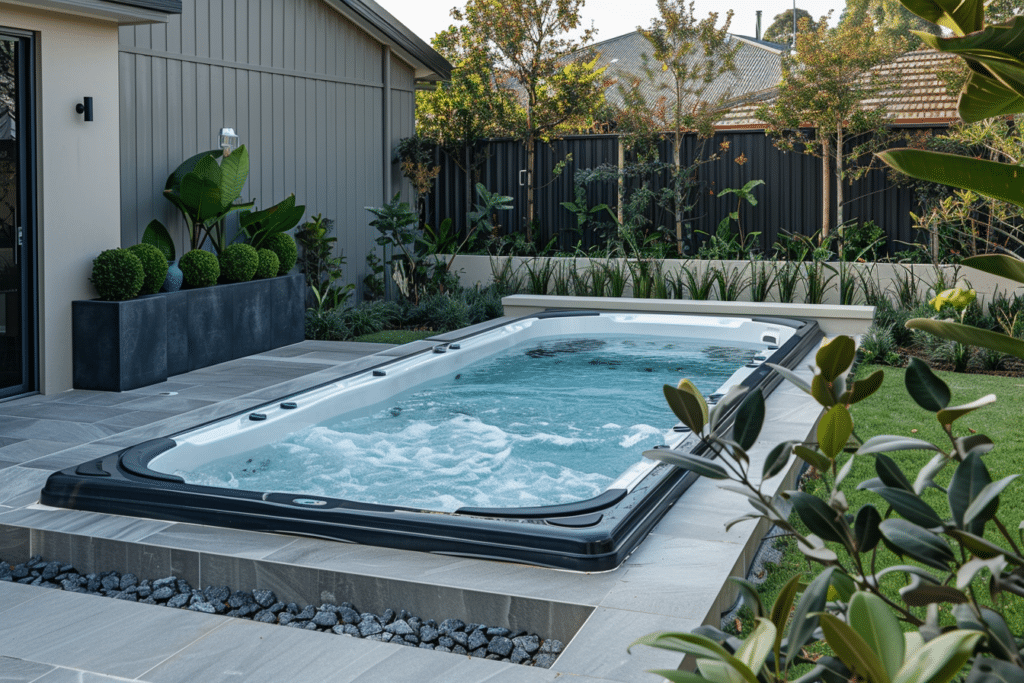 Swim Spa Installed | How Much Does A Swim Spa Cost?