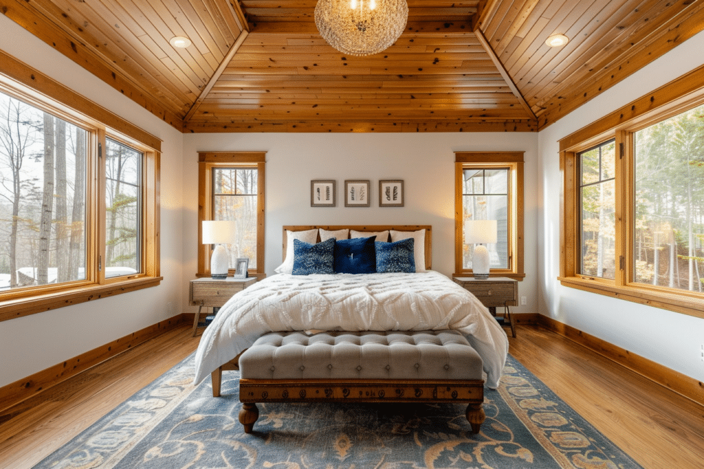 Tongue and Groove Bedroom Ceiling | How Much Does A Tongue And Groove Ceiling Cost?