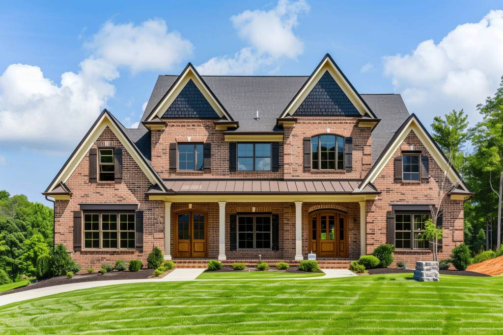 Traditional brick home