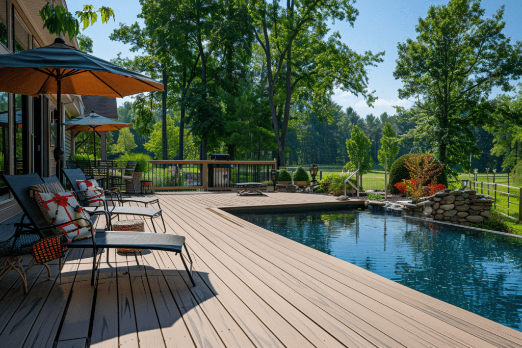 Trex Decking by Pool | How Much Does Trex Decking Cost?