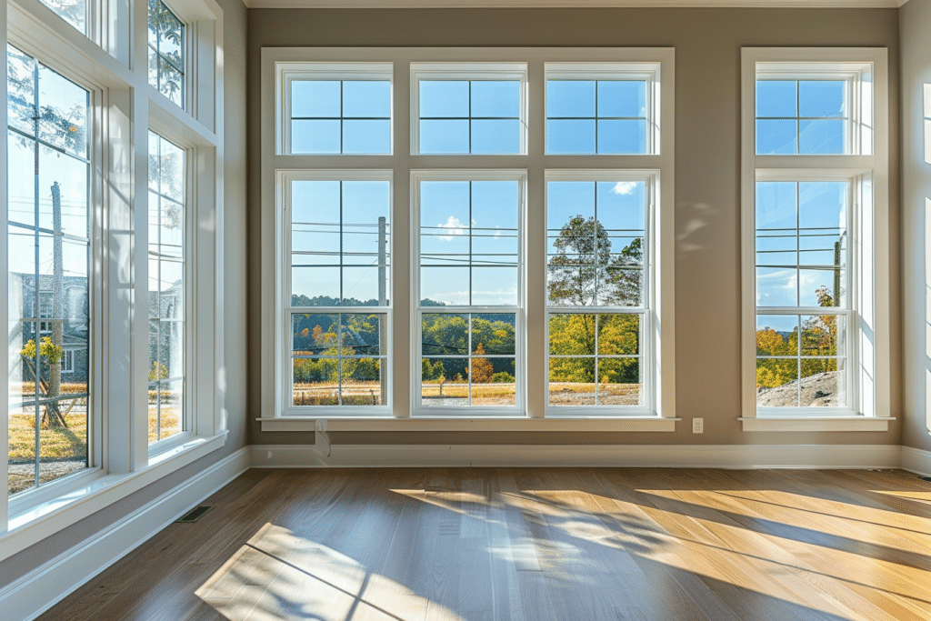 Window frames in a new home | How Much Does It Cost To Repair A Window Frame?