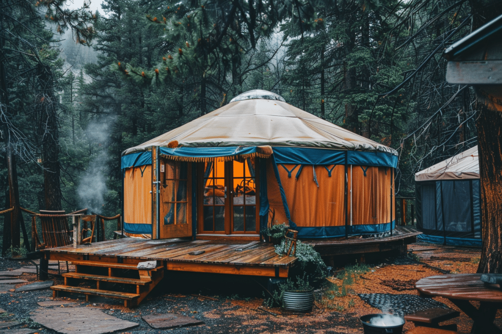 Yurt in the Forest - How Much Does A Yurt Cost?