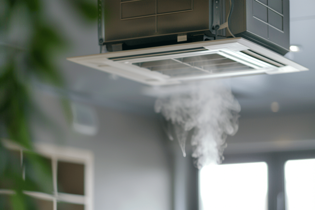 Air Purifier Pulled Out Of The Ceiling And Cleaning Smoke | How Much Does A Whole-House Air Purifier Cost To Install?