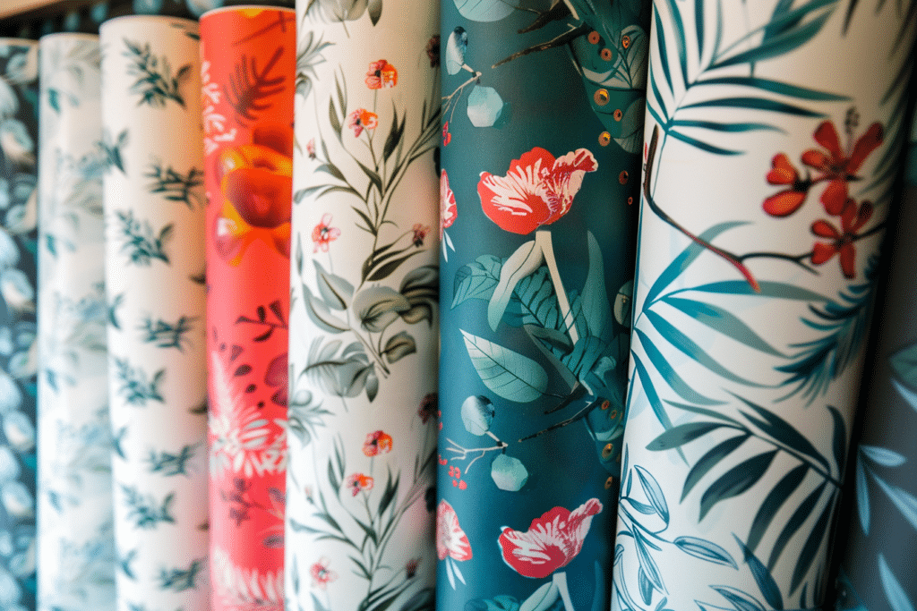 Brand new floral wallpaper rolls | How Much Does Wallpaper Installation Cost?