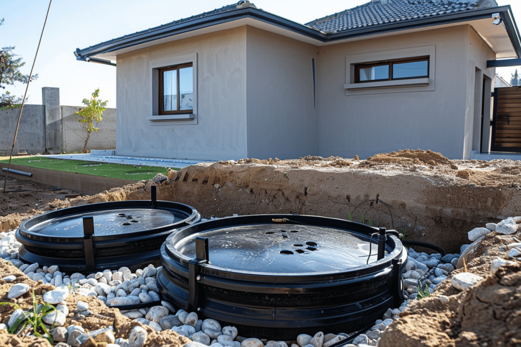 Brand new well installed into the backyard ground | How Much Does It Cost To Drill A Well?