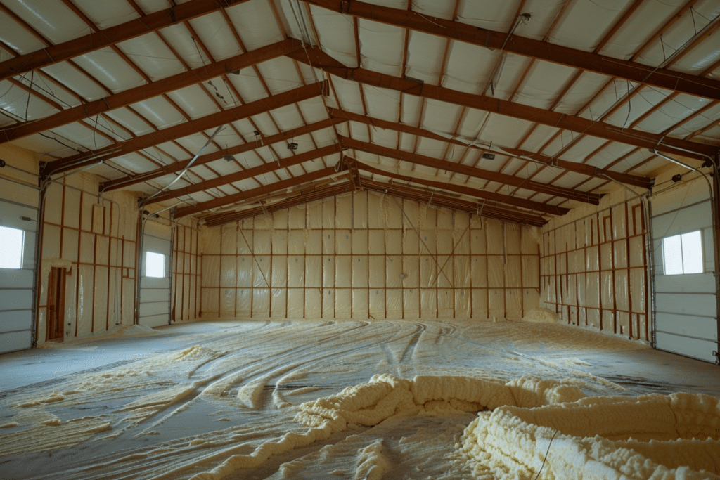 Metal building spray foam insulation cost | How Much Does a Pole Barn or Metal Building Spray Foam Insulation Cost?