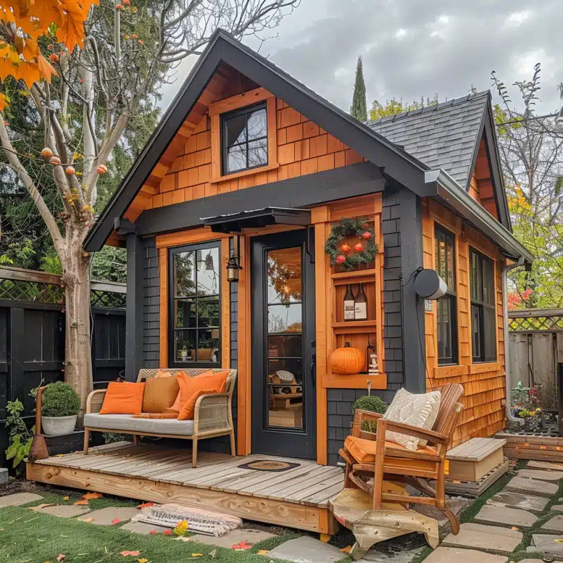 Backyard tiny house on a foundation  |  How Much Does A Tiny House Cost?