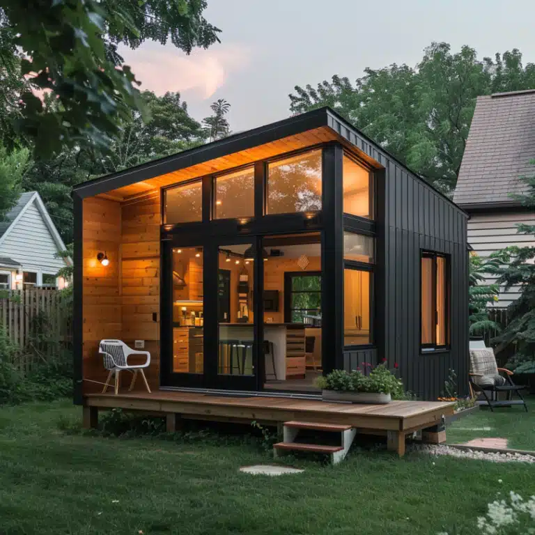 tiny house in backyard suburbs