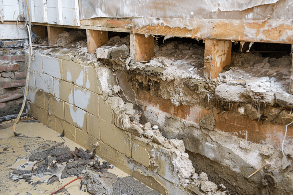 Water damage to home foundation and weeping tile | How Much Does Water Damage Restoration Cost?