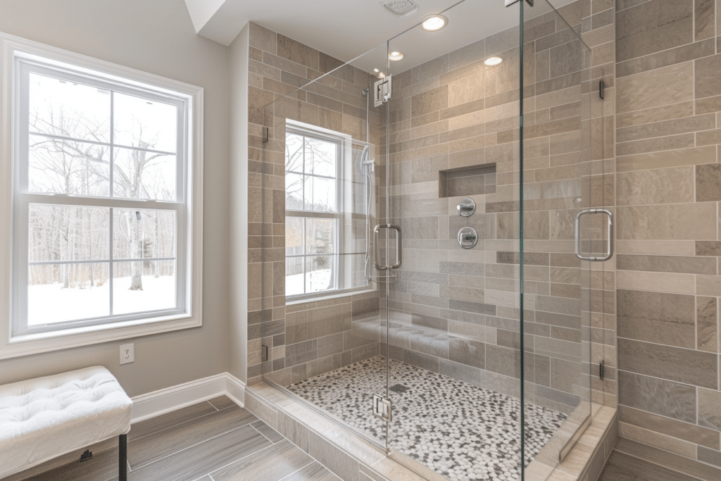 Custom walk-in Shower | How Much Does A New Shower Installation Cost? (2024)
