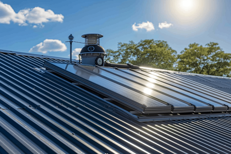 Solar Water Heater Installed